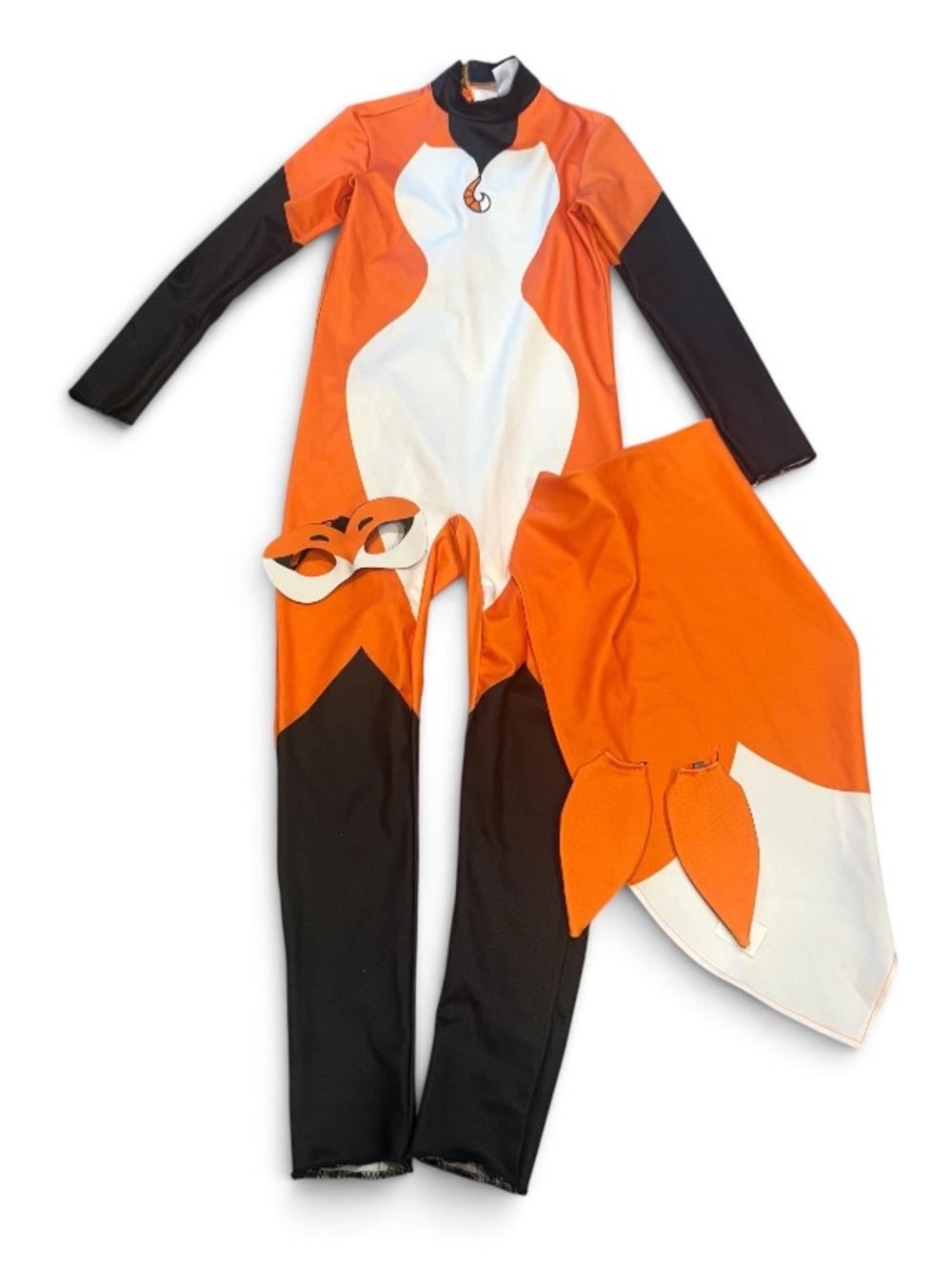 Miraculous Rena Rouge Costume Fox Medium 7/8 Orange Halloween